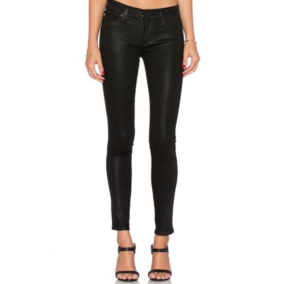 Hudson Jeans Denim - Hudson Krista Super Skinny Shiny Black Denim‎ Jean
Size 31